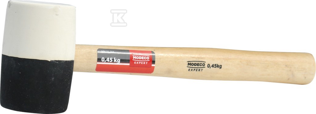 Młotek gumowy 680g trzonek drewniany - MN-31-224
